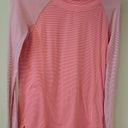 Lululemon   Pop Orange Dune Wagon Stripe Turn It Up Long Sleeve Shirt Top Photo 0