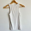 Weekday  Ribbed Tank in White Photo 5