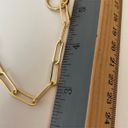 Madewell Gold tone Brushed Wheat Chain Toggle Necklace Photo 5