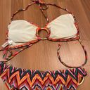 Luli Fama Lili Fama colorful matching bikini with gold rings size S Photo 3