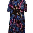 Maeve  Anthropologie Elia cold shoulder floral dress women's size 2 Photo 2