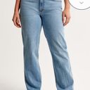 Abercrombie & Fitch Curve Love Low Rise Baggy Jeans Photo 0