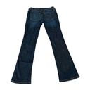 CAbi  967R Jeans Women Sz 6 Mid Rise Flare Bootcut Dark Wash Blue Denim Photo 2