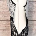 Kensie  Lace and faux leather black & white dress Size 4 Photo 11