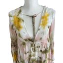 Young Fabulous and Broke  Rosa Mini Dress Olive Venus Tie Dye Oversized Boho XS Photo 2