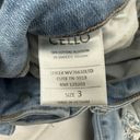 Cello  Junior Women's Light Wash Distressed Denim Jeans Size 3 Photo 5