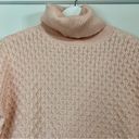 Barney’s New York Barneys New York Women’s Textured Turtleneck Sweater Pink Size Medium FLAW Photo 1