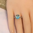 Ice Blue Ring, Size 8 Photo 3