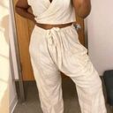 Free People  Island Crop Top & Wide Leg Pants in Tea Size Small Photo 0