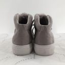 MIA Tillie grey faux fur platform sneakers Photo 6