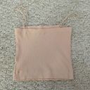 American Eagle Tan Crop Top Photo 2