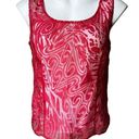 Coldwater Creek  Dressy Mesh Overlay Tank Top, Sz 10 Photo 0