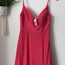 Jump NWT  Apparel Pink Spaghetti Strap V Neck Evening Gown Photo 2