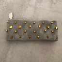 Lele Sadoughi  Gray & Gold Tone Studded Ear Warmer NEW Photo 1