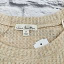 Nine Britton NEW  Billie Tie‎ Front Brushed Knit Top 2X Plus Beige Crewneck Photo 2