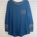 Acting Pro Tribal pocket tunic Sweater Size Large NEW Photo 1