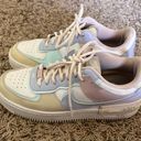 Nike pastel color block air force 1s! Photo 0