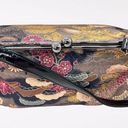 Bueno Tapestry Purse Japanese Garden Motif Handbag Photo 0