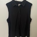 Anne Klein Black  button down tank Photo 0