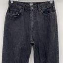 BDG  Urban Outfitters Mom Jeans Black Denim High Rise Tapered Leg Women’s Size 27 Photo 2