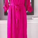 INC  Belted Maxi ShirtDress in Pink Tutu, Size 10 New w/Tag Retail $120 Photo 1