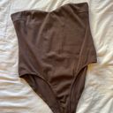 Princess Polly Brown Strapless Bodysuit Photo 0