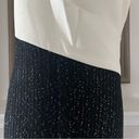 St. John  Colorblock Tuxedo Bodice Dress w/Sequin Ribbed Knit, Size 10 NWT $1395 Photo 12