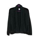 CAbi  Fireside Cardigan #3015 Green Black Knit Size Medium Photo 0