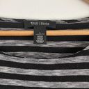 White House | Black Market WHBM | Striped Long Sleeve with Lace sz Large Photo 2