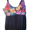 Twisted Size 14 - 16 • 1x • BloomChic • tropical floral  hanky hem swim dress Photo 7