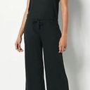 One Piece Muk Luks Black Super Soft Weekender Flared  Jumpsuit Photo 4