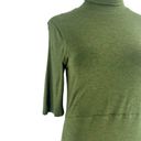 Anthropologie Ett:Twa Coreyell Turtleneck Jersey Dress Heather Green  Size Medium Photo 5