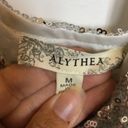 Alythea  silver sequined mini dress size medium Photo 26