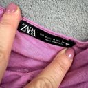 ZARA  Top Womens Size M Puff Sleeve Coquette Girly Cropped Boho Chic Photo 4