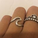 Silver wave ring Size 4 Photo 1