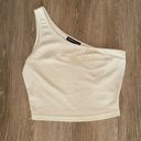 SheIn Cut Out One Shoulder Crop Top Photo 1