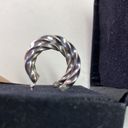 Twisted Vintage 925 Silver  Hoop Earrings Photo 6