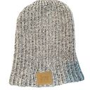 Love Your Melon  Knit  Winter Beanie/Hat One Size, 100% Cotton, Gray/White Photo 0