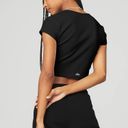 Alo Yoga Black Ribbed Crop Top Photo 2