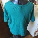 Wildfox  cropped lace up green knit top Photo 1