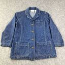 Liz Claiborne 1990’s  Denim Chore Three Pocket Jean Jacket Women's Small Photo 2