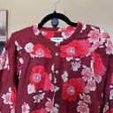 Anthropologie  Porridge Floral Puff-Sleeved Buttondown Blouse XL Photo 4