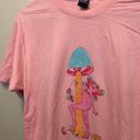 Harry Styles Pleasing  Mushroom Pink Short Sleeve Graphic T-Shirt Oversized Small Photo 5