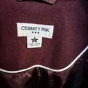 Celebrity Pink  Brand‎ Purple Pea Coat with Belt Size Large Photo 3