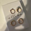 Ettika 4 gold rings, size 7 Photo 3