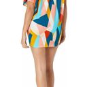 Bar III  Pop Art Color-Block O-Ring Beach Swimwear Tunic Cover-Up NWT L Photo 2