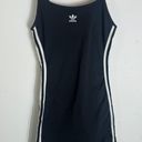 Adidas Side-Stripes Tank Dress classic tight summer in Black size Small Photo 2