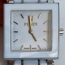 Fendi  White Square Watch Stainless Steel Photo 3