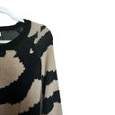 Umgee  Sweater Womens XL Multicolor Artsy Print Crewneck Pullover Sweatshirt Photo 2