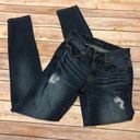 Aeropostale  Dark Wash Distressed Jeggings Skinny Photo 0